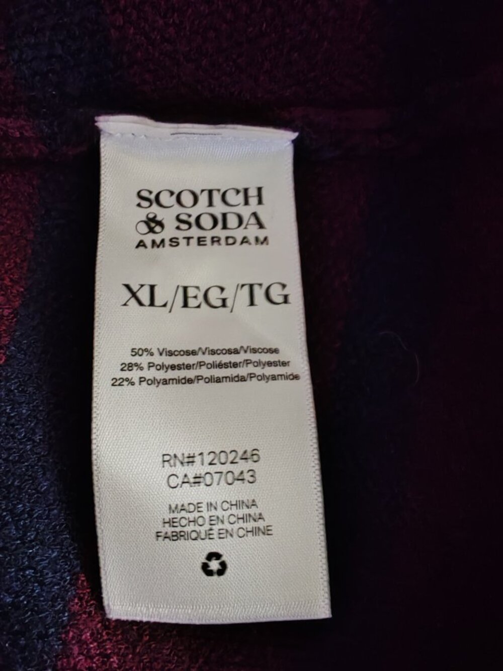 Scotch & Soda NWT Striped Knit Mini Skirt with Gold Buttons - XL - Picture 9 of 15